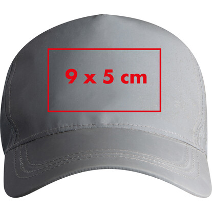 Reflektierende Baseballcap Hanoi,grau, A-Nr.: 425907 - 04