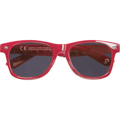 RPET Sonnenbrille Illinois,rot, A-Nr.: 426005 - 02