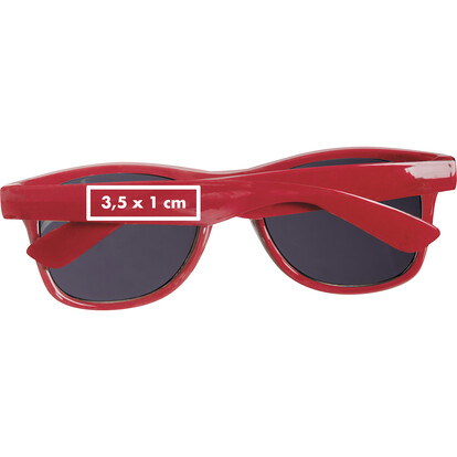 PET Sonnenbrille Illinois, rot, A-Nr.: 426005 - 04 PET Sonnenbrille Illinois, rot, A-Nr.: 426005 - 04