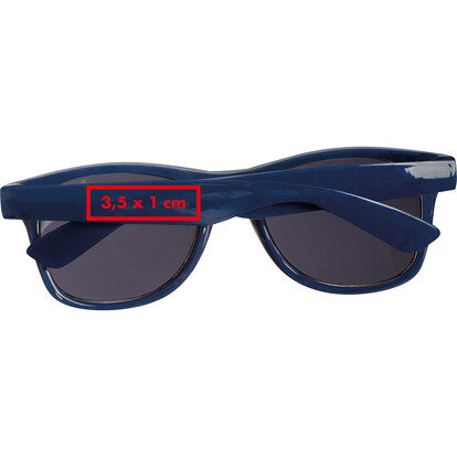 PET Sonnenbrille Illinois, dunkelblau, A-Nr.: 426044 - 04 PET Sonnenbrille Illinois, dunkelblau, A-Nr.: 426044 - 04