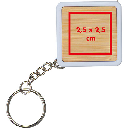 Maßband Lecce,weiss, A-Nr.: 430906 - 04