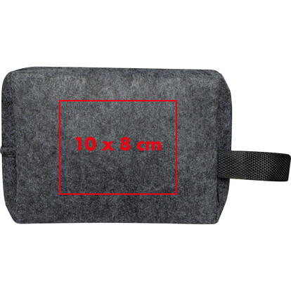 Kosmetiktasche Ljungby,anthrazit, A-Nr.: 431677 - 04