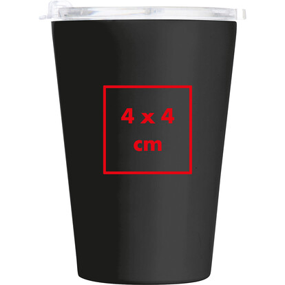 Kaffeebecher Lucerne,schwarz, A-Nr.: 431703 - 04