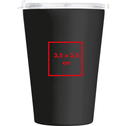Kaffeebecher Lucerne,schwarz, A-Nr.: 431703 - 05