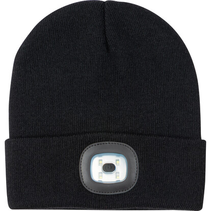 Beanie mit LED Maitland,schwarz, A-Nr.: 432303 - 03