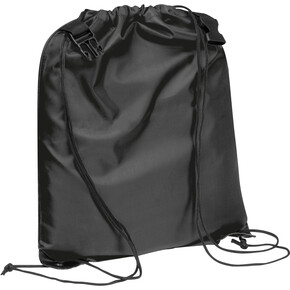 RPET Sportbeutel Montevideo,schwarz, A-Nr.: 432603 - 01 RPET Sportbeutel Montevideo,schwarz, A-Nr.: 432603 - 01