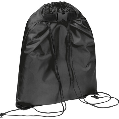RPET Sportbeutel Montevideo,schwarz, A-Nr.: 432603 - 02