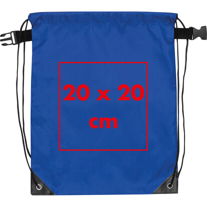 PET Sportbeutel Montevideo, blau, A-Nr.: 432604 - 04 PET Sportbeutel Montevideo, blau, A-Nr.: 432604 - 04