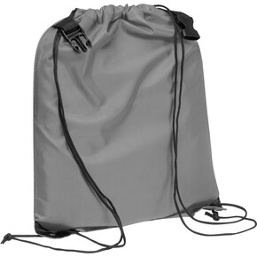 RPET Sportbeutel Montevideo,grau, A-Nr.: 432607 - 01 RPET Sportbeutel Montevideo,grau, A-Nr.: 432607 - 01