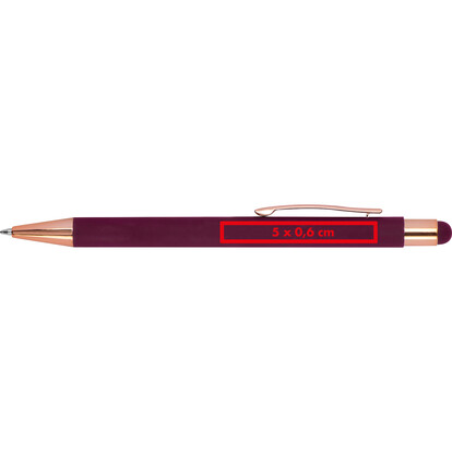 Kugelschreiber mit Touch-Pen Miramar,burgund, A-Nr.: 432802 - 04