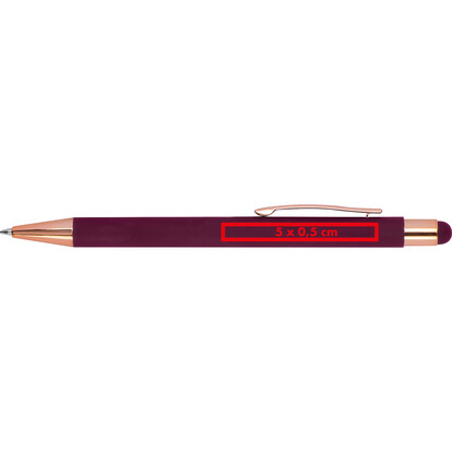 Kugelschreiber mit Touch-Pen Miramar,burgund, A-Nr.: 432802 - 05