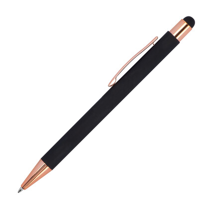 Kugelschreiber mit Touch-Pen Miramar,schwarz, A-Nr.: 432803 - 02