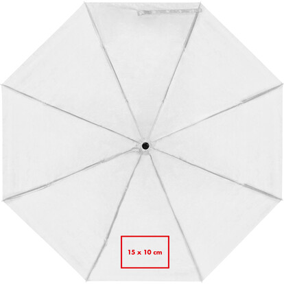 RPET Taschenschirm Northampton,weiss, A-Nr.: 433606 - 04
