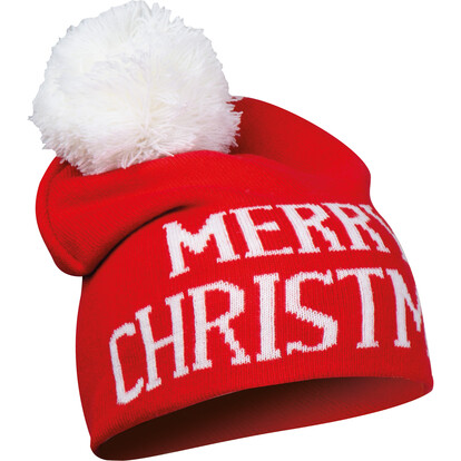Weihnachtsmütze Whitehorse,rot, A-Nr.: 434805 - 01