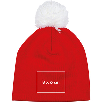 Weihnachtsmütze Whitehorse,rot, A-Nr.: 434805 - 04