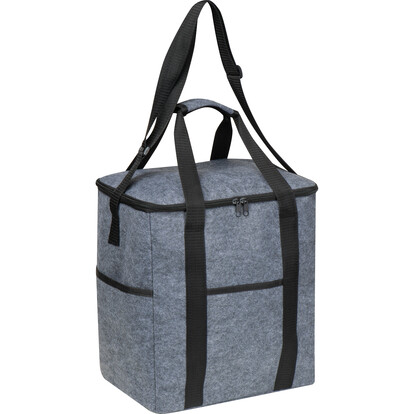 PET Kühltasche Santo Domingo, grau, A-Nr.: 435707 - 01 PET Kühltasche Santo Domingo, grau, A-Nr.: 435707 - 01