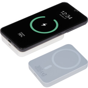 Wireless Powerbank 5.000 mAh Wels,weiss, A-Nr.: 436606 - 01 Wireless Powerbank 5.000 mAh Wels,weiss, A-Nr.: 436606 - 01