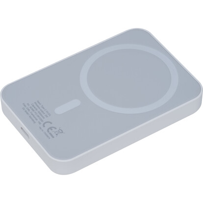 Wireless Powerbank 5.000 mAh Wels,weiss, A-Nr.: 436606 - 02