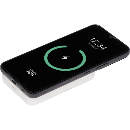 Wireless Powerbank 5.000 mAh Wels,weiss, A-Nr.: 436606 - 03