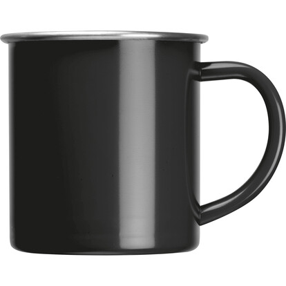 Stahltasse Trezzo,schwarz, A-Nr.: 438003 - 03