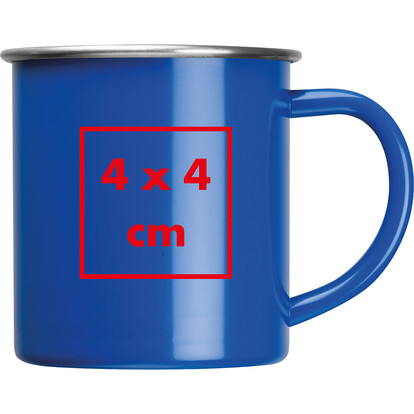 Stahltasse Trezzo,blau, A-Nr.: 438004 - 04