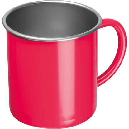Stahltasse Trezzo,rot, A-Nr.: 438005 - 01