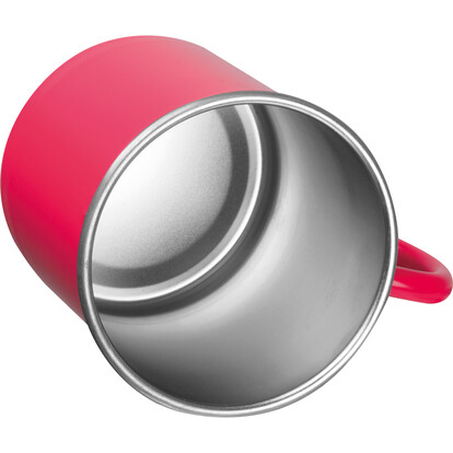 Stahltasse Trezzo,rot, A-Nr.: 438005 - 02