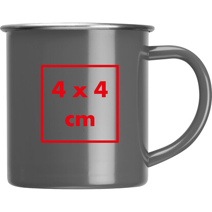 Stahltasse Trezzo,anthrazit, A-Nr.: 438077 - 04