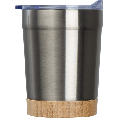 Recycelter Stahlbecher Turin,grau, A-Nr.: 438907 - 03