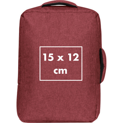 Rucksack Tampere,rot, A-Nr.: 439005 - 05