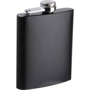 Edelstahl Flachmann Sheffield,schwarz, A-Nr.: 481103 - 01 Edelstahl Flachmann Sheffield,schwarz, A-Nr.: 481103 - 01
