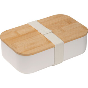 Lunchbox mit Bambusdeckel Stanley,weiss, A-Nr.: 483506 - 01 Lunchbox mit Bambusdeckel Stanley,weiss, A-Nr.: 483506 - 01
