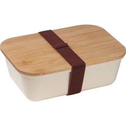 Set Lunchbox mit Edelstahlflasche Toronto,beige, A-Nr.: 485213 - 03