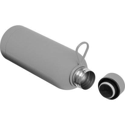 Edelstahlflasche Ostrava,grau, A-Nr.: 496807 - 02