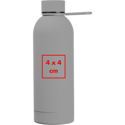 Edelstahlflasche Ostrava,grau, A-Nr.: 496807 - 04