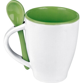 Keramiktasse Palermo,grün, A-Nr.: 509509 - 01 Keramiktasse Palermo,grün, A-Nr.: 509509 - 01