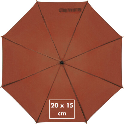 XL Holz Automatikschirm Nancy,braun, A-Nr.: 513101 - 03