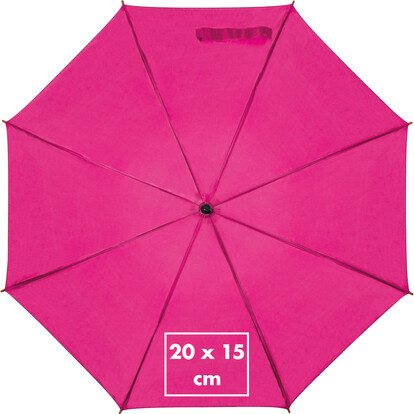 XL Holz Automatikschirm Nancy,pink, A-Nr.: 513111 - 03