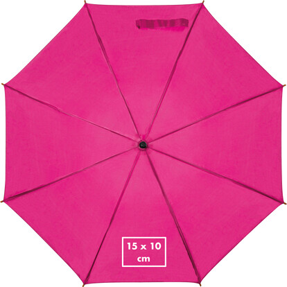XL Holz Automatikschirm Nancy,pink, A-Nr.: 513111 - 04