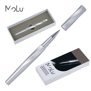 MoLu Messing Rollerball Praia Grande,grau, A-Nr.: 516607 - 01 MoLu Messing Rollerball Praia Grande,grau, A-Nr.: 516607 - 01