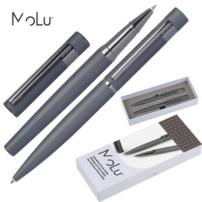 MoLu Schreibset Porto Velho,grau, A-Nr.: 516777 - 01 MoLu Schreibset Porto Velho,grau, A-Nr.: 516777 - 01