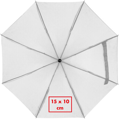 Taschenschirm Lille,weiss, A-Nr.: 518806 - 04