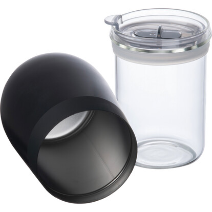 MoLu recycelter Edelstahl Trinkbecher,schwarz, A-Nr.: 522403 - 02