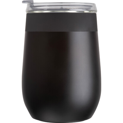 MoLu Edelstahl Trinkbecher Palm Bay, schwarz, A-Nr.: 522403F - 03 MoLu Edelstahl Trinkbecher Palm Bay, schwarz, A-Nr.: 522403F - 03