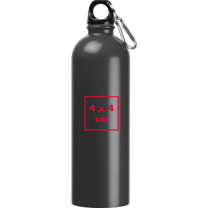 Edelstahl Trinkflasche Ostrov,schwarz, A-Nr.: 524003 - 04