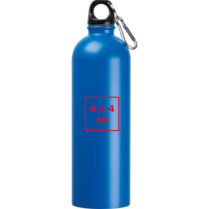 Edelstahl Trinkflasche Ostrov,blau, A-Nr.: 524004 - 04
