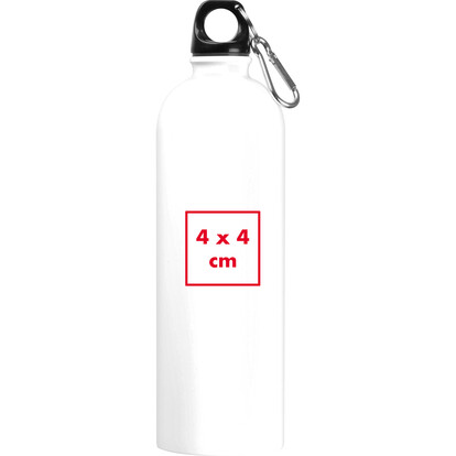 Edelstahl Trinkflasche Ostrov,weiss, A-Nr.: 524006 - 04