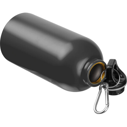 Edelstahlflasche New York,schwarz, A-Nr.: 524103H - 02