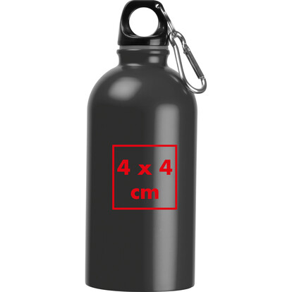 Edelstahlflasche New York,schwarz, A-Nr.: 524103 - 04