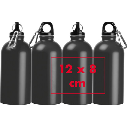 Edelstahlflasche New York,schwarz, A-Nr.: 524103 - 05